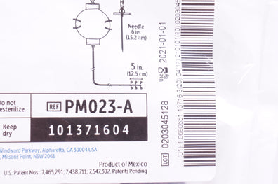 Halyard PM023-A On-Q Pain Relief System W/Antimicrobial Cath. 270ml x 5 inch (x)
